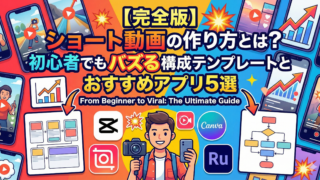 【完全版】ショート動画の作り方とは？初心者でもバズる構成テンプレートとおすすめアプリ5選