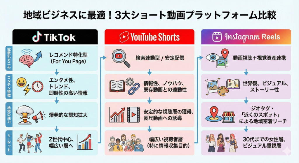 2. 地域ビジネスに最適！3大プラットフォームの戦略的選び方とは？