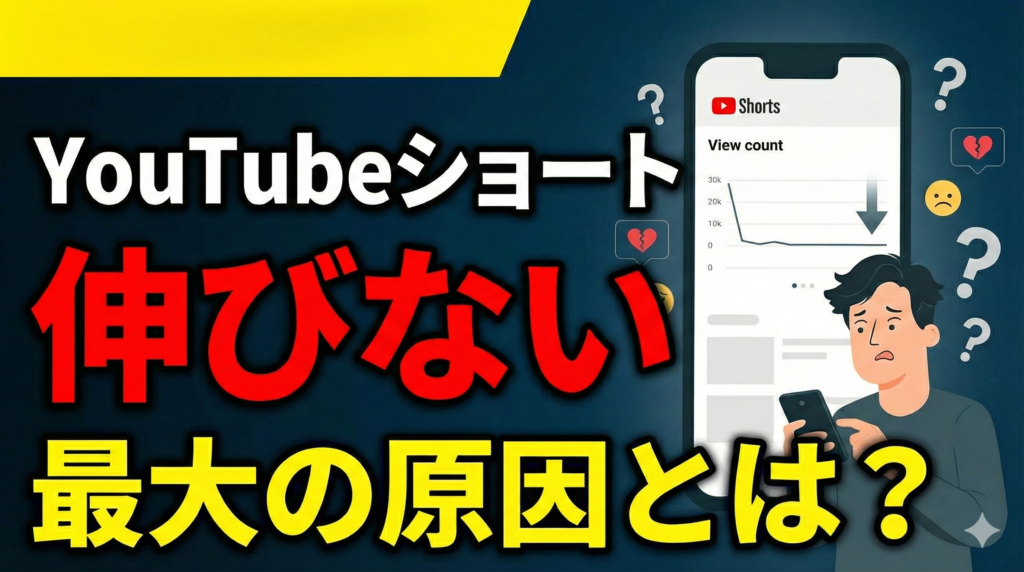 YouTubeショートが伸びない最大の原因とは?