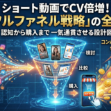 ショート動画でコンバージョンを倍増させる「フルファネル戦略」とは？認知から購入までを一気通貫させる設計図