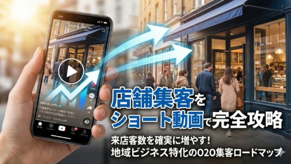 店舗集客をショート動画で完全攻略｜来店客数を確実に増やす！地域ビジネス特化のO2O集客ロードマップ