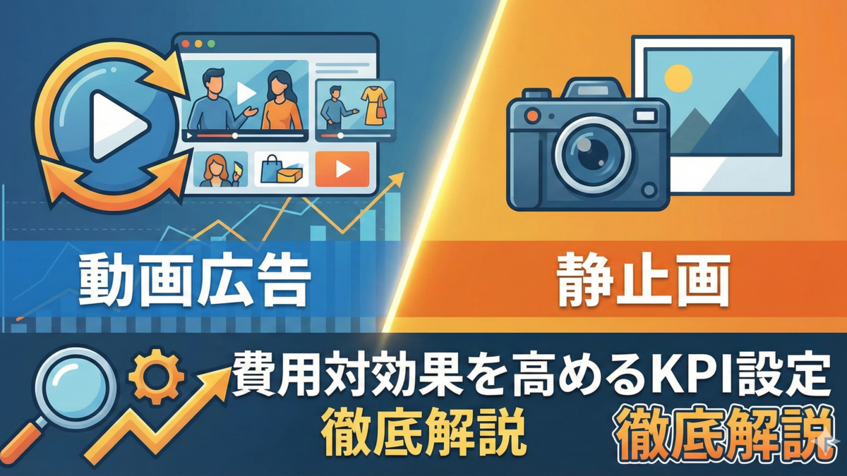 動画広告の効果とは？静止画との違いや費用対効果を高めるKPI設定まで徹底解説