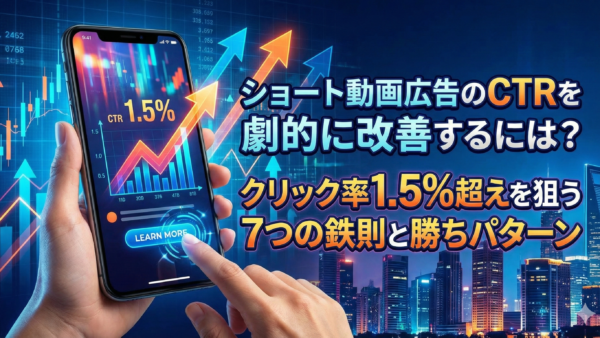 ショート動画広告のCTRを劇的に改善するには？クリック率1.5%超えを狙う7つの鉄則と勝ちパターン