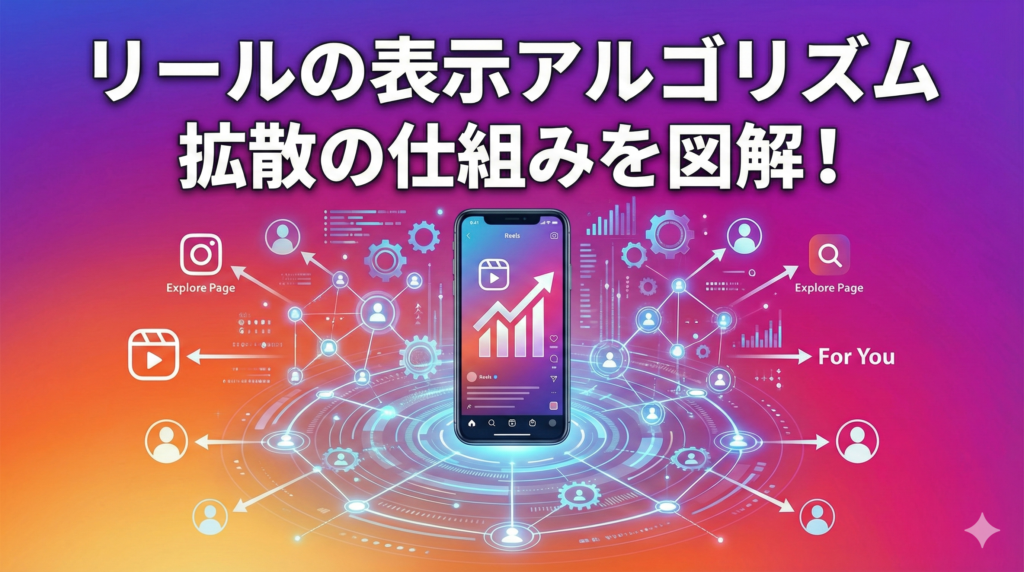 リールの表示アルゴリズムはどうなっている?(拡散の仕組み)