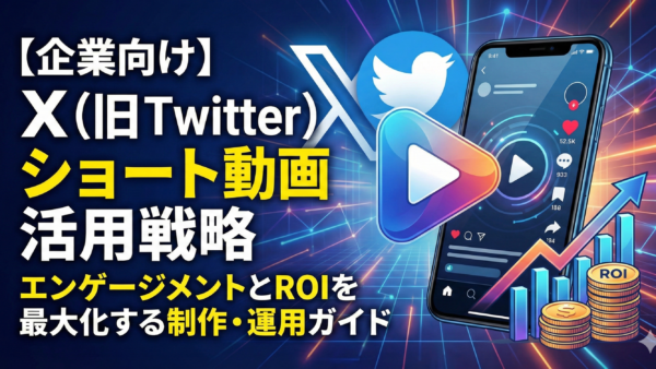 【企業向け】X (旧Twitter) ショート動画 活用戦略：エンゲージメントとROIを最大化する制作・運用ガイド