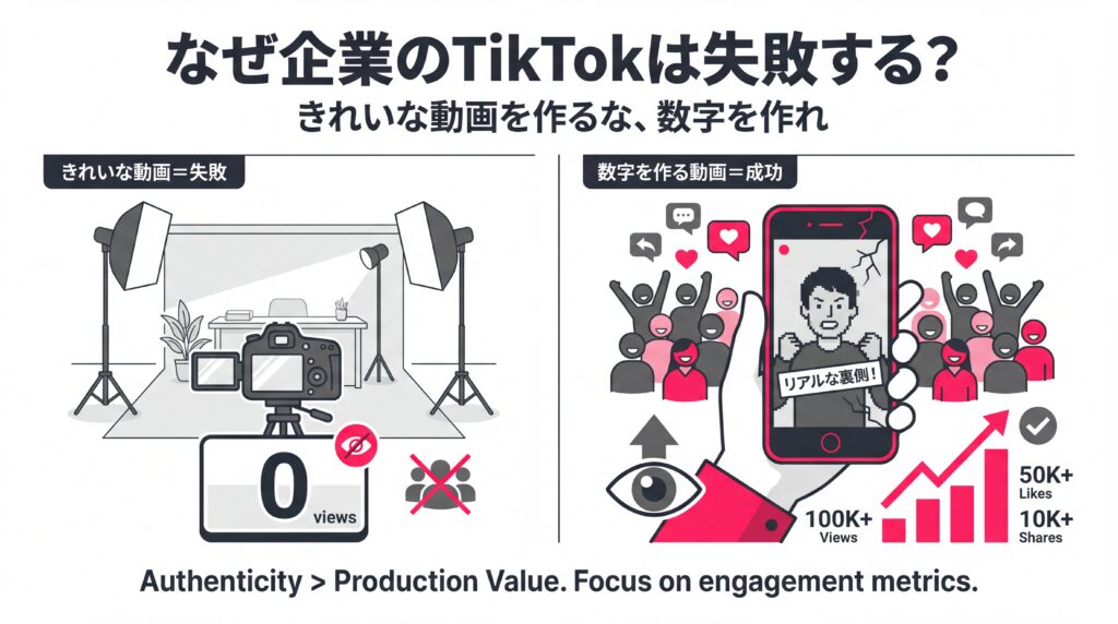 なぜ、企業のTikTokは「きれいごと」で失敗するのか？