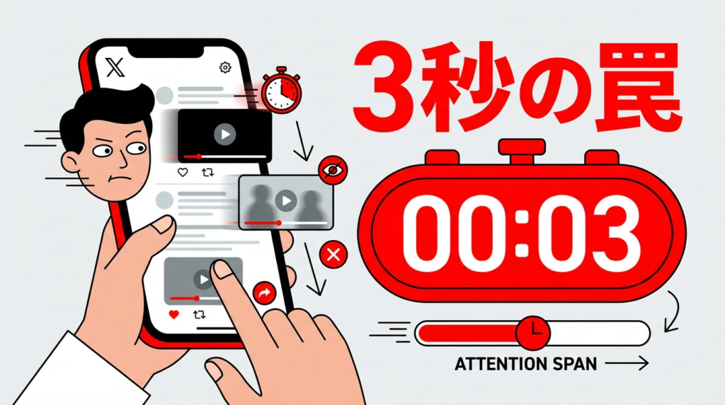 Xの動画は「3秒で勝負が決まる」という残酷な真実