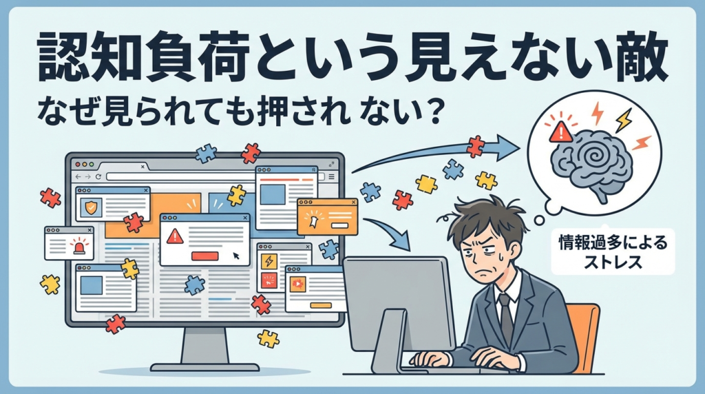 LPのCTRが低い本当の理由：「認知負荷」という見えない敵