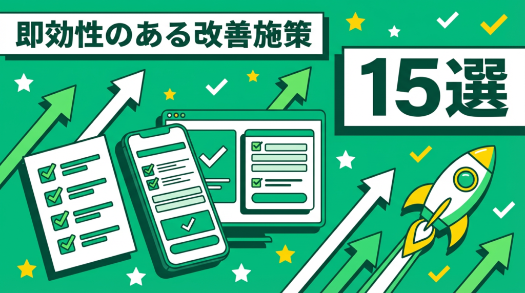 3. 即効性のあるEFO改善施策15選