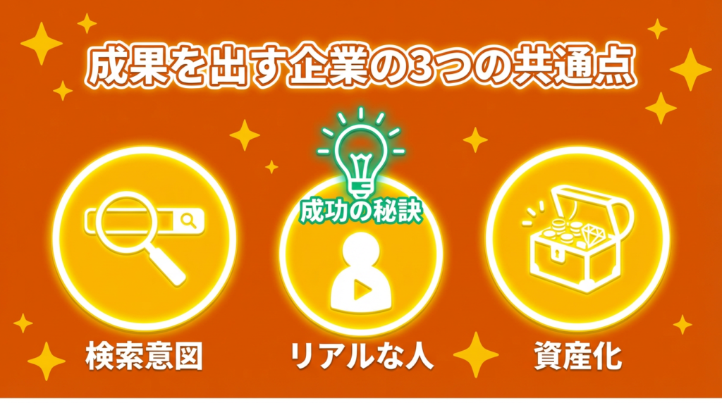 ショート動画で成果を出す企業の「3つの共通点」