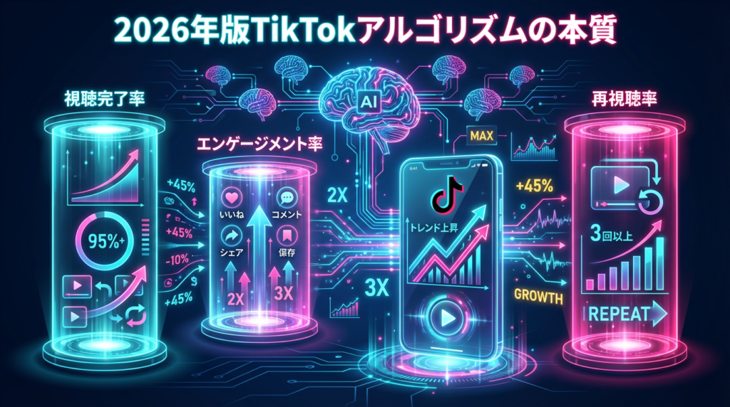 2026年版TikTokアルゴリズムの本質
