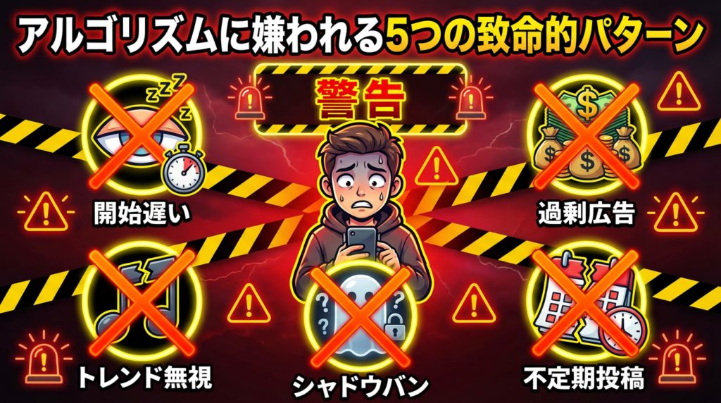 アルゴリズムに嫌われる5つの致命的パターン