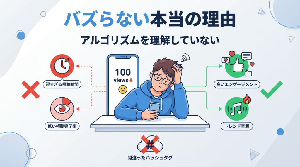 1. あなたの動画がバズらない「本当の理由」