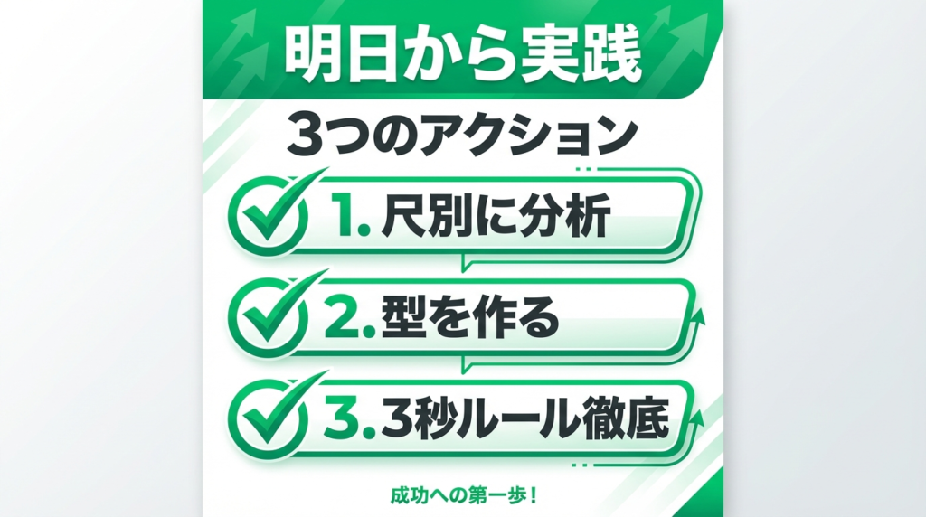 運用担当者が明日から実践すべき3つのアクション