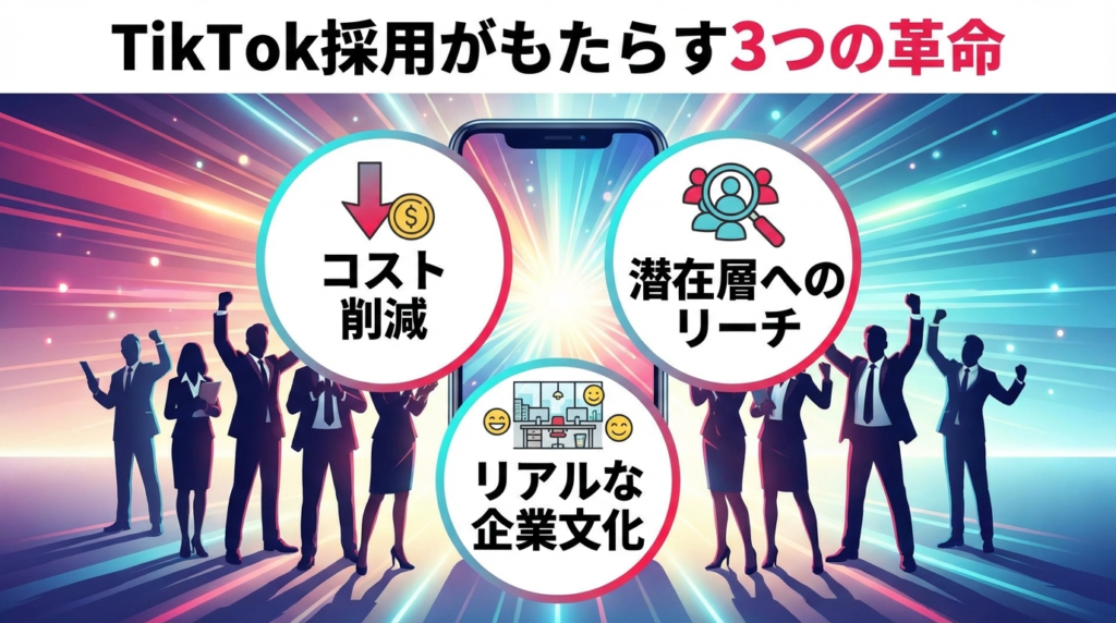 TikTok採用がもたらす3つの革命