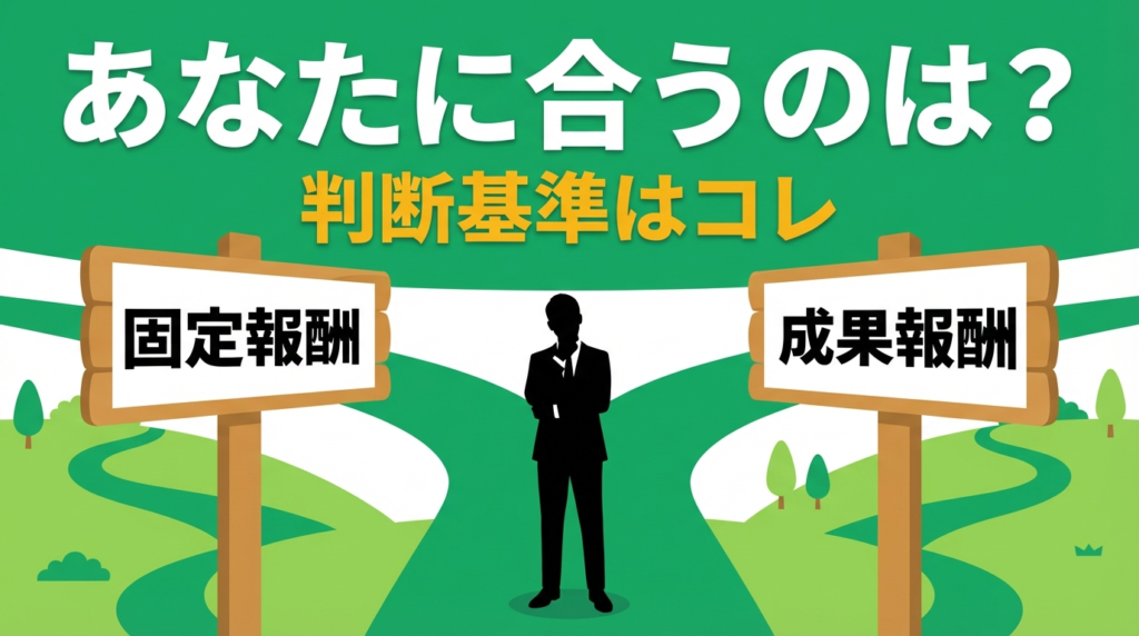 あなたの事業に合うのはどっち？── 判断基準を明確にする