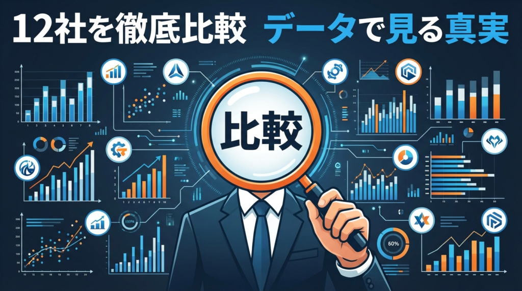 競合12社の比較から見える「選び方」の実態