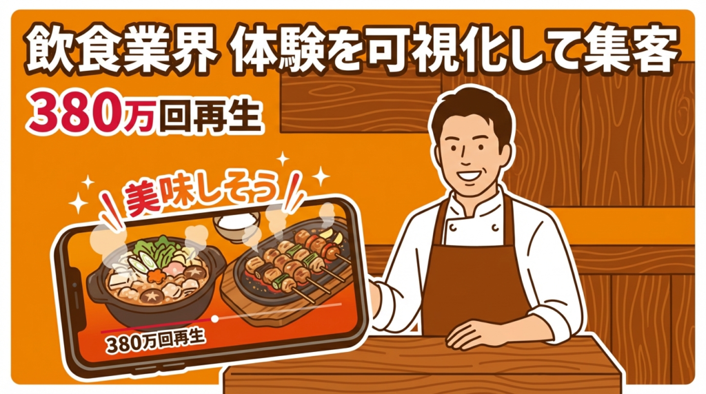 2.2. 【飲食業界】「体験」を可視化して集客した成功事例3選
