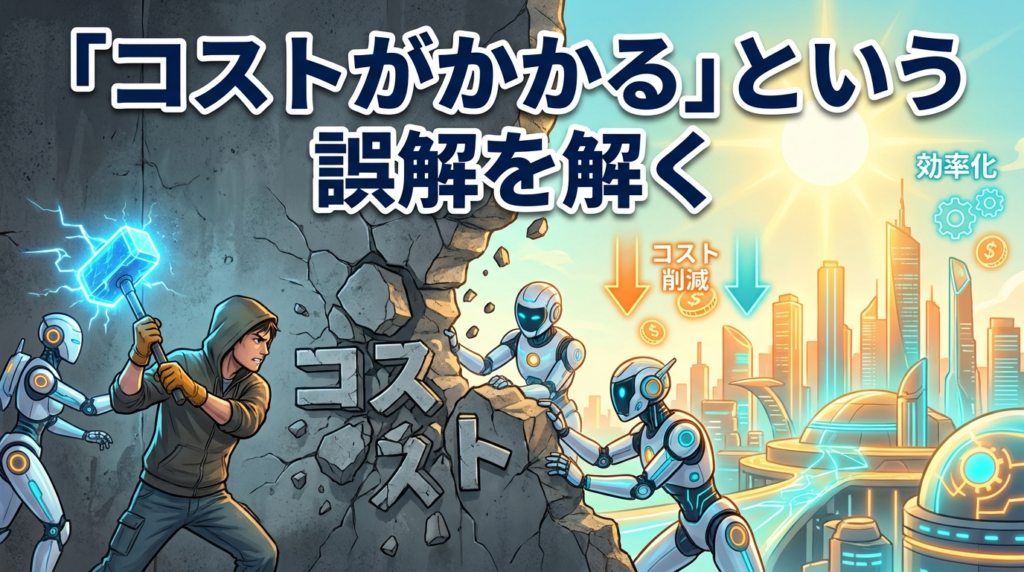 「コストがかかる」という誤解を解く