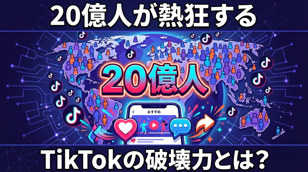 TikTokが持つ「他のSNSにはない破壊力」