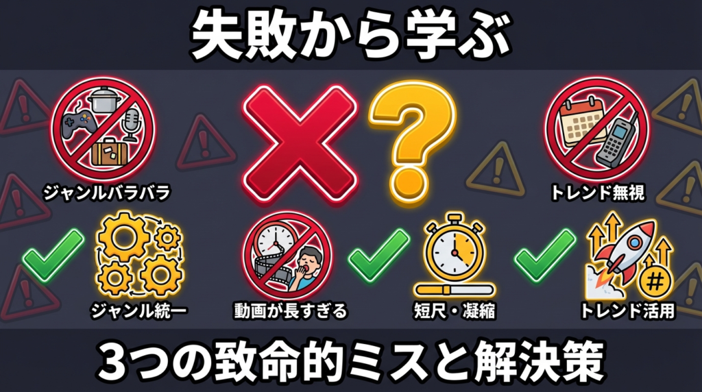 よくある失敗パターンと対処法