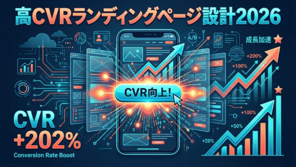 【2026年最新】高CVRランディングページの設計トレンドと成功事例