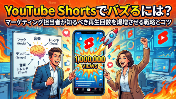 YouTube Shortsでバズるには？マーケティング担当者が知るべき再生回数を爆増させる戦略とコツ
