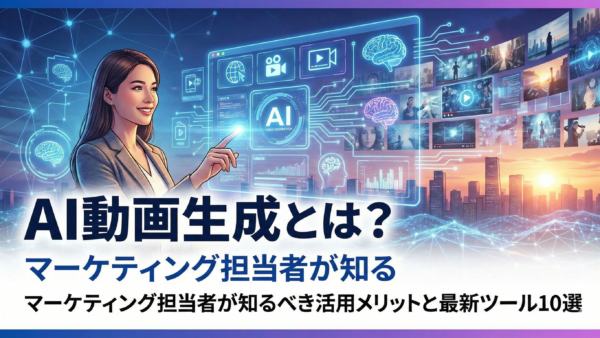 AI動画生成とは？マーケティング担当者が知るべき活用メリットと最新ツール10選