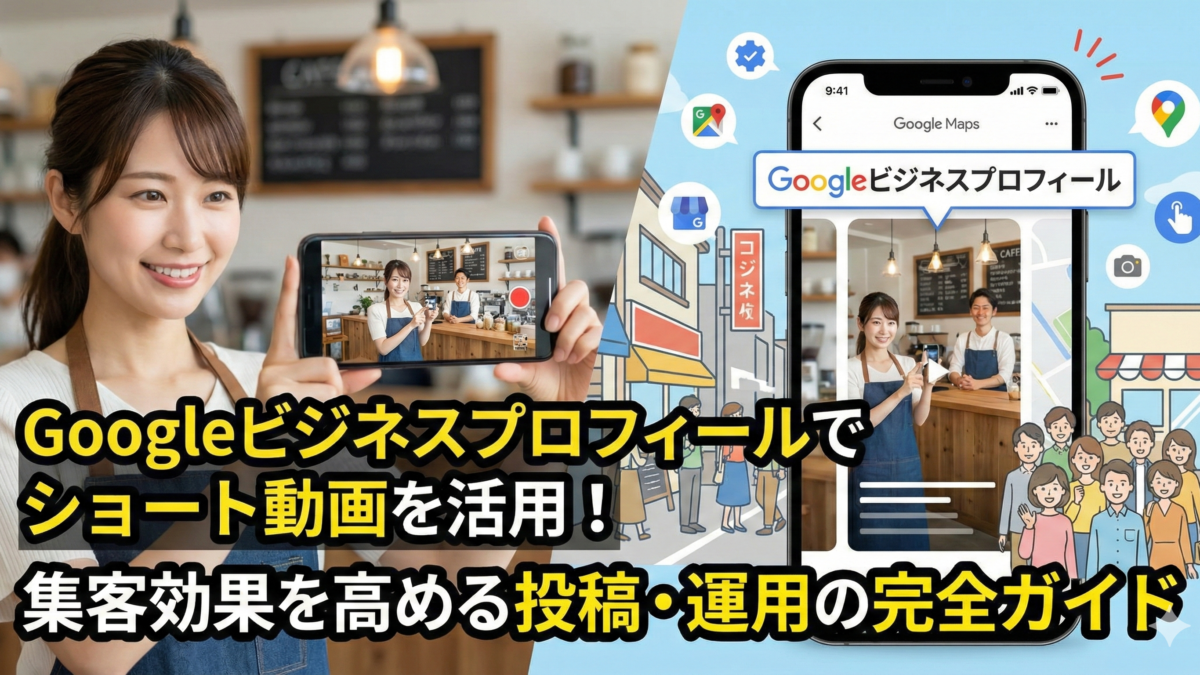 Googleビジネスプロフィールでショート動画を活用！集客効果を高める投稿・運用の完全ガイド
