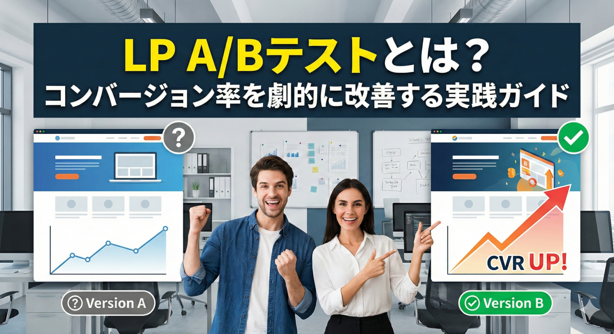 LP A/Bテストとは？コンバージョン率を劇的に改善する実践ガイド