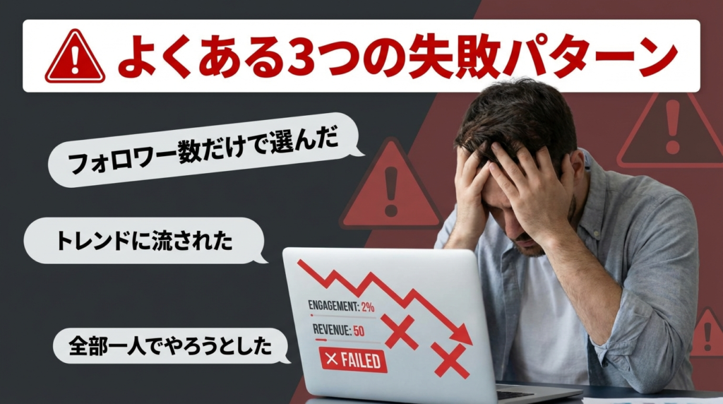 【失敗事例から学ぶ】よくある3つの選択ミス