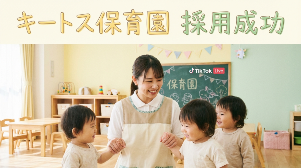 【事例⑤】キートス保育園|採用コスト削減と内定率向上