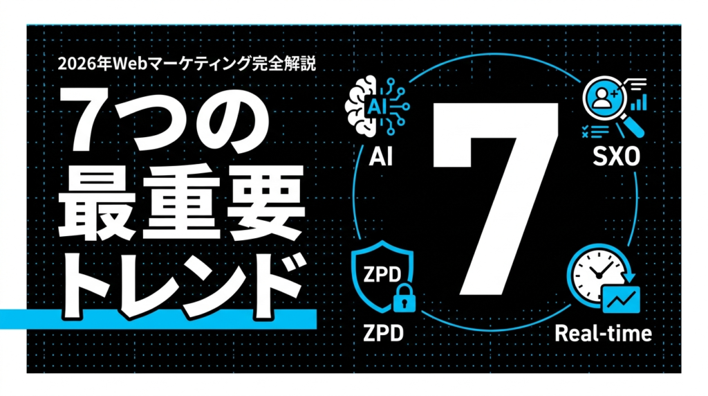 2026年のWebマーケティング:7つの最重要トレンド