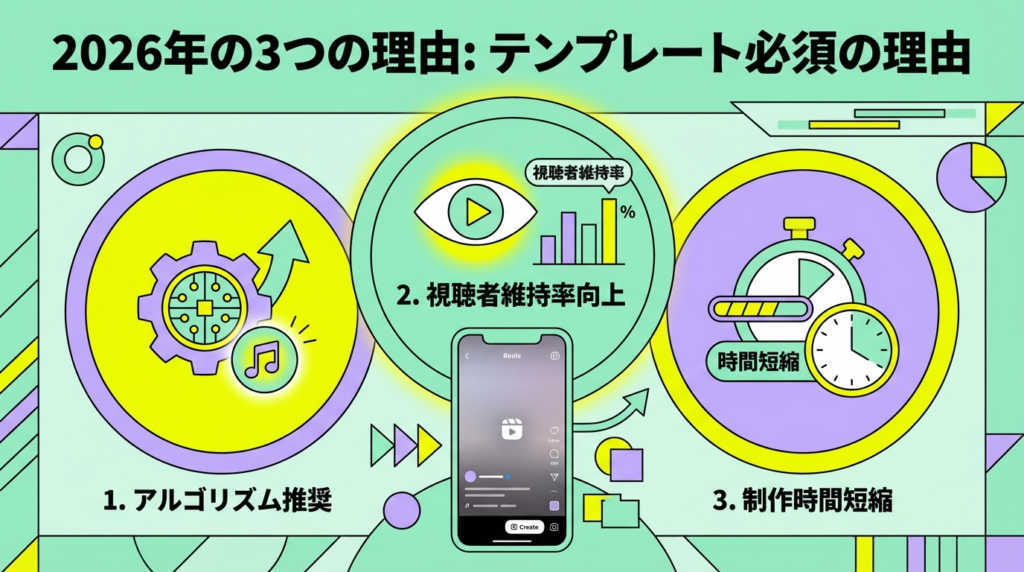 2026年、リールテンプレートが「必須」になった3つの理由