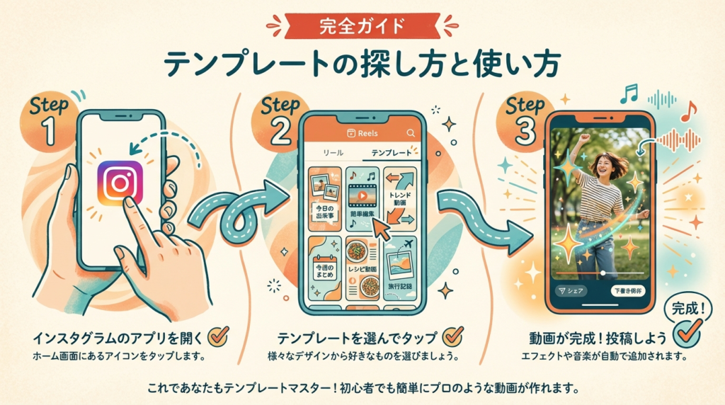 リールテンプレートの探し方と使い方【完全ガイド】