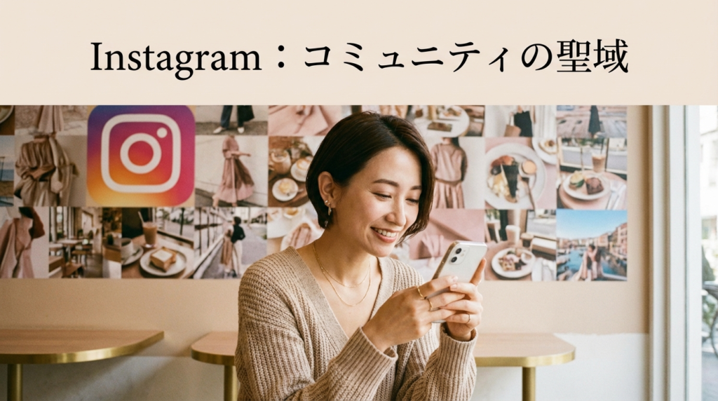 Instagram:「憧れ」と「共感」で築く、コミュニティの聖域