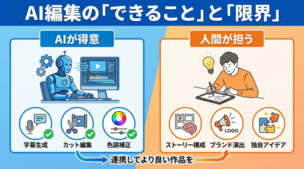 2026年、AI編集の「できること」と「限界」