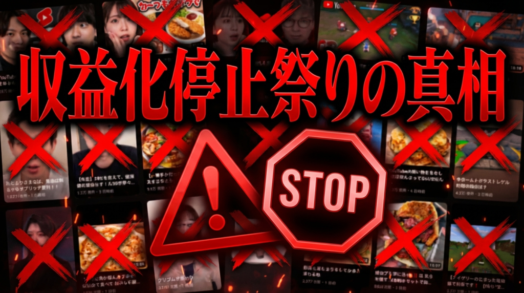 2026年に起きた「収益化停止祭り」の真相