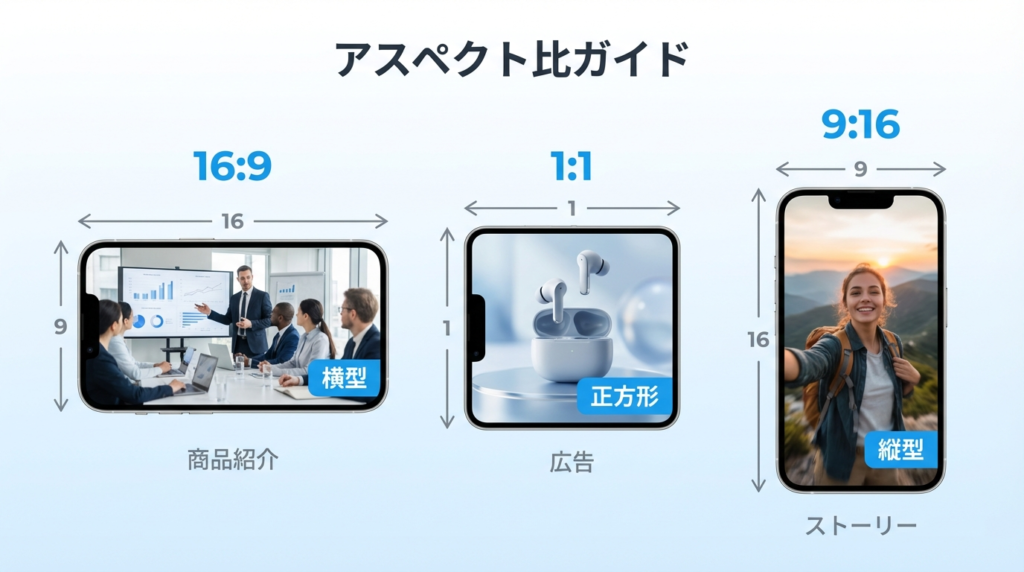 サイズ（解像度・アスペクト比）：表示最適化の鍵