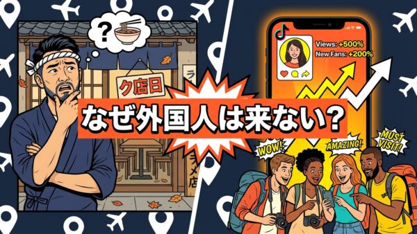 なぜ外国人は来ない?地方の飲食店が知らない、ショート動画インバウンド集客の新常識