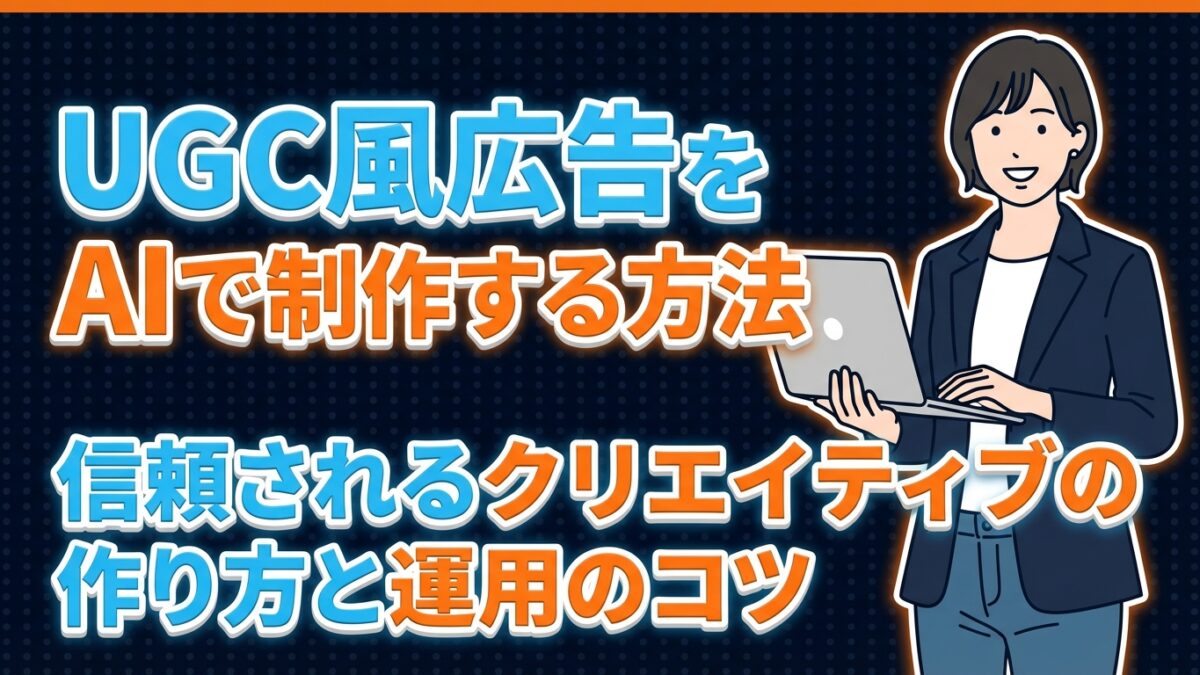 UGC風広告をAIで制作する方法 アイキャッチ