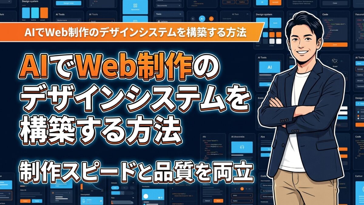 AIでWeb制作のデザインシステムを構築する方法 アイキャッチ