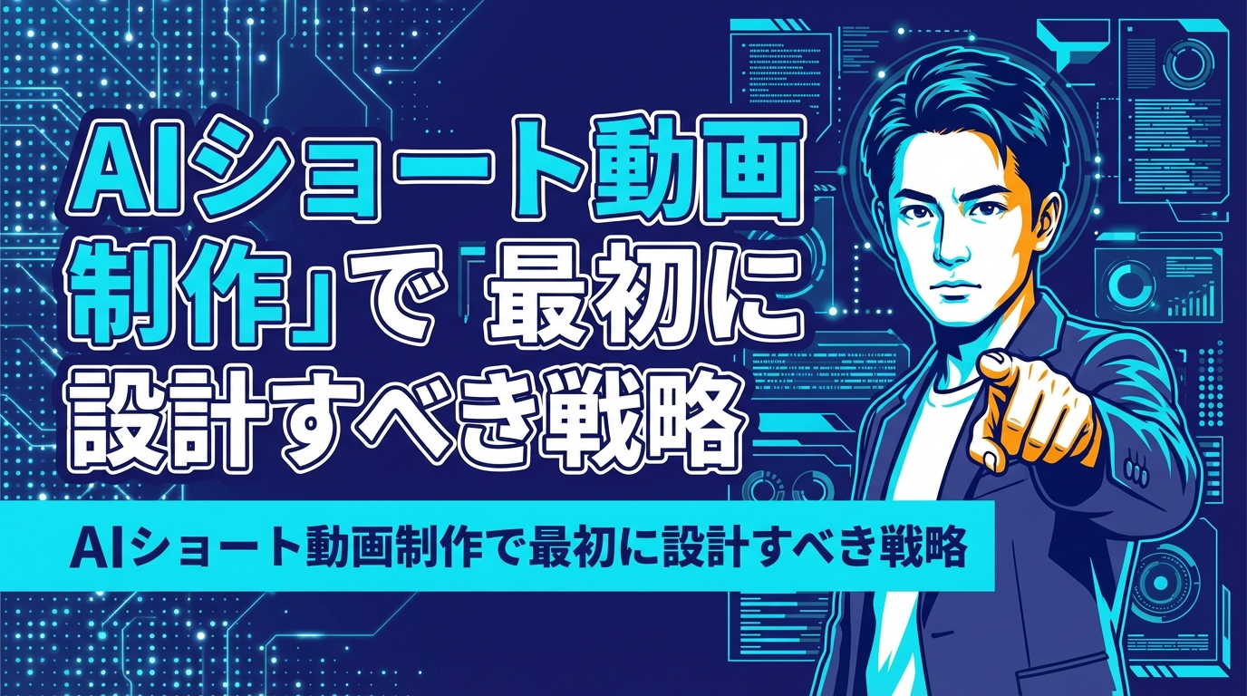 AIショート動画制作で最初に設計すべき戦略