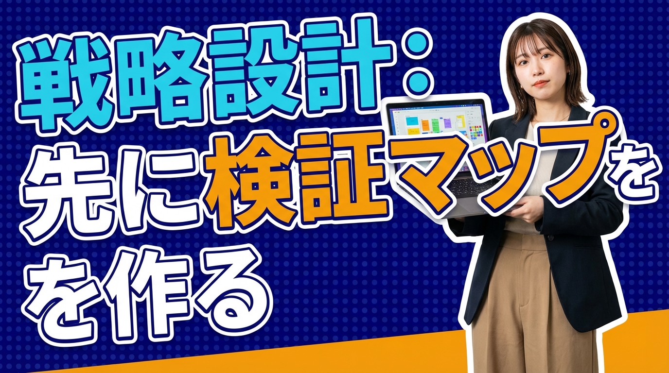 戦略設計: 先に検証マップを作る