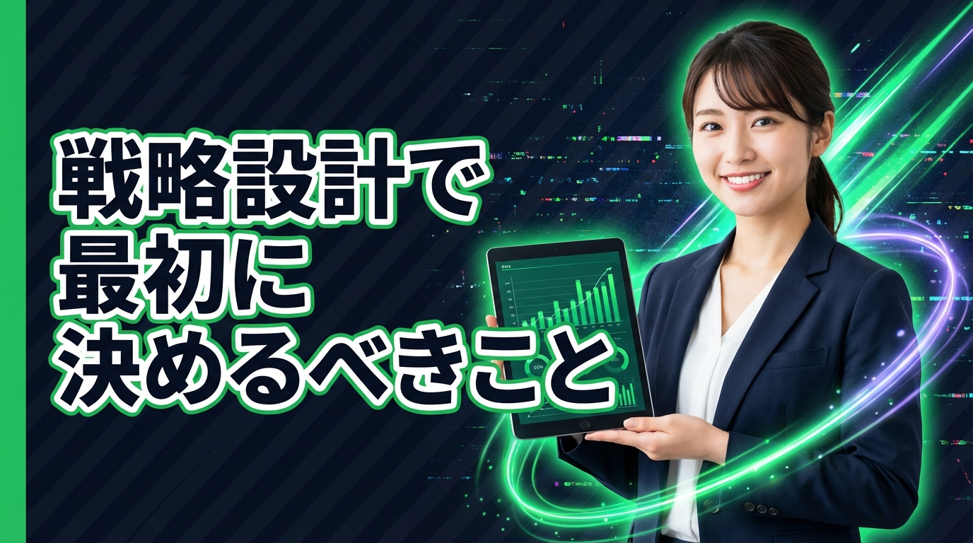 戦略設計で最初に決めるべきこと