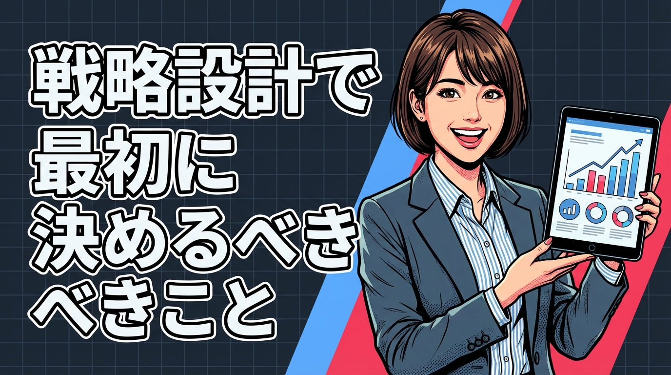 戦略設計で最初に決めるべきこと