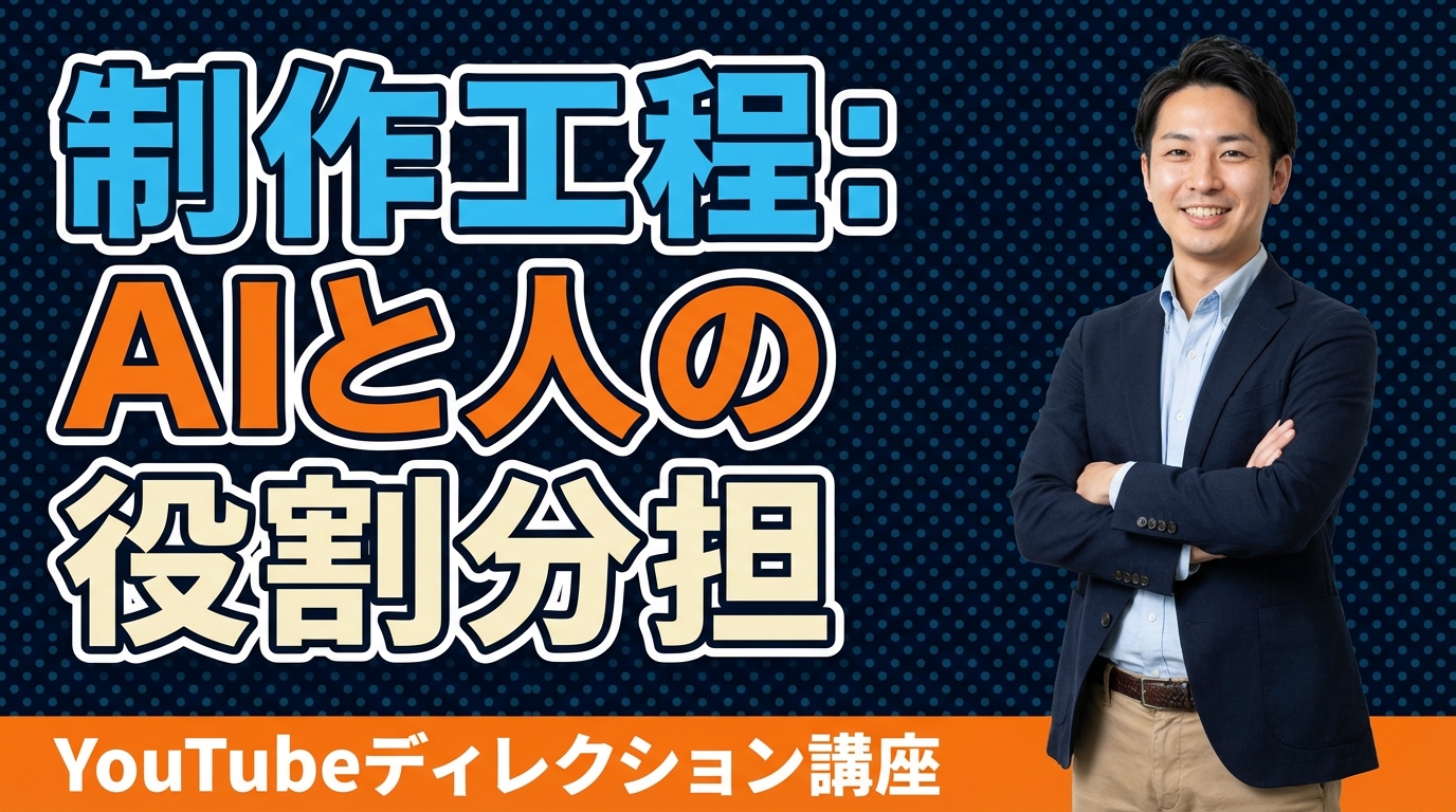 制作工程: AIと人の役割分担