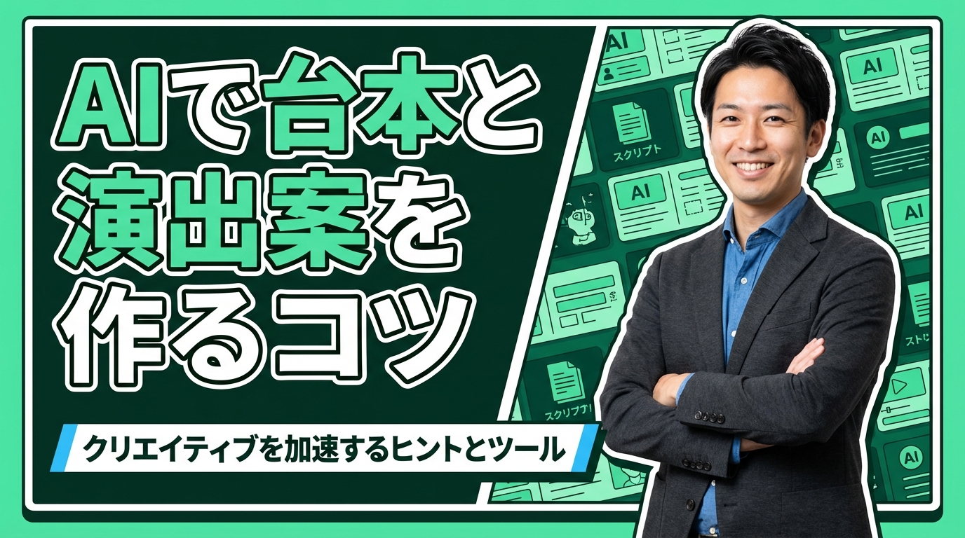 AIで台本と演出案を作るコツ