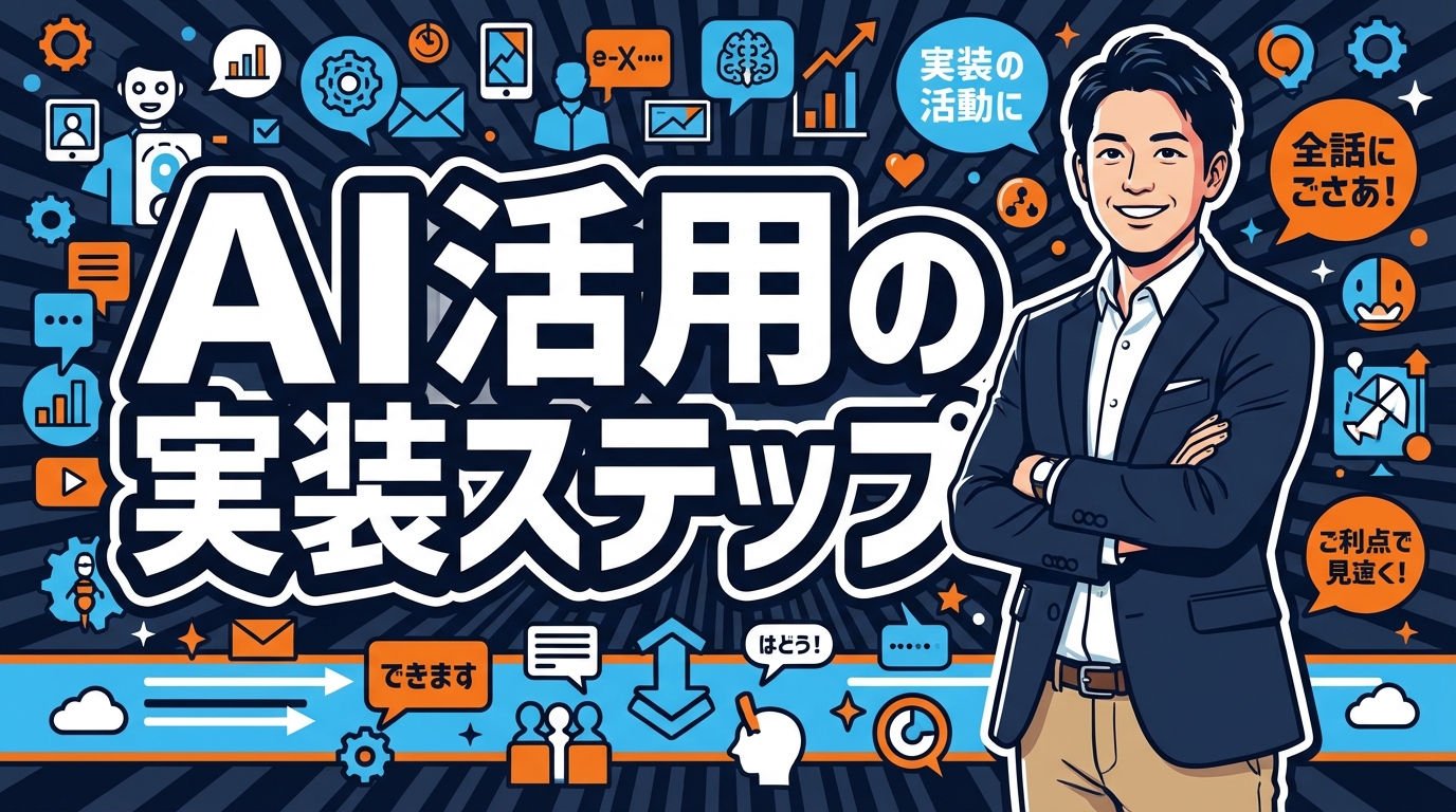 AI活用の実装ステップ