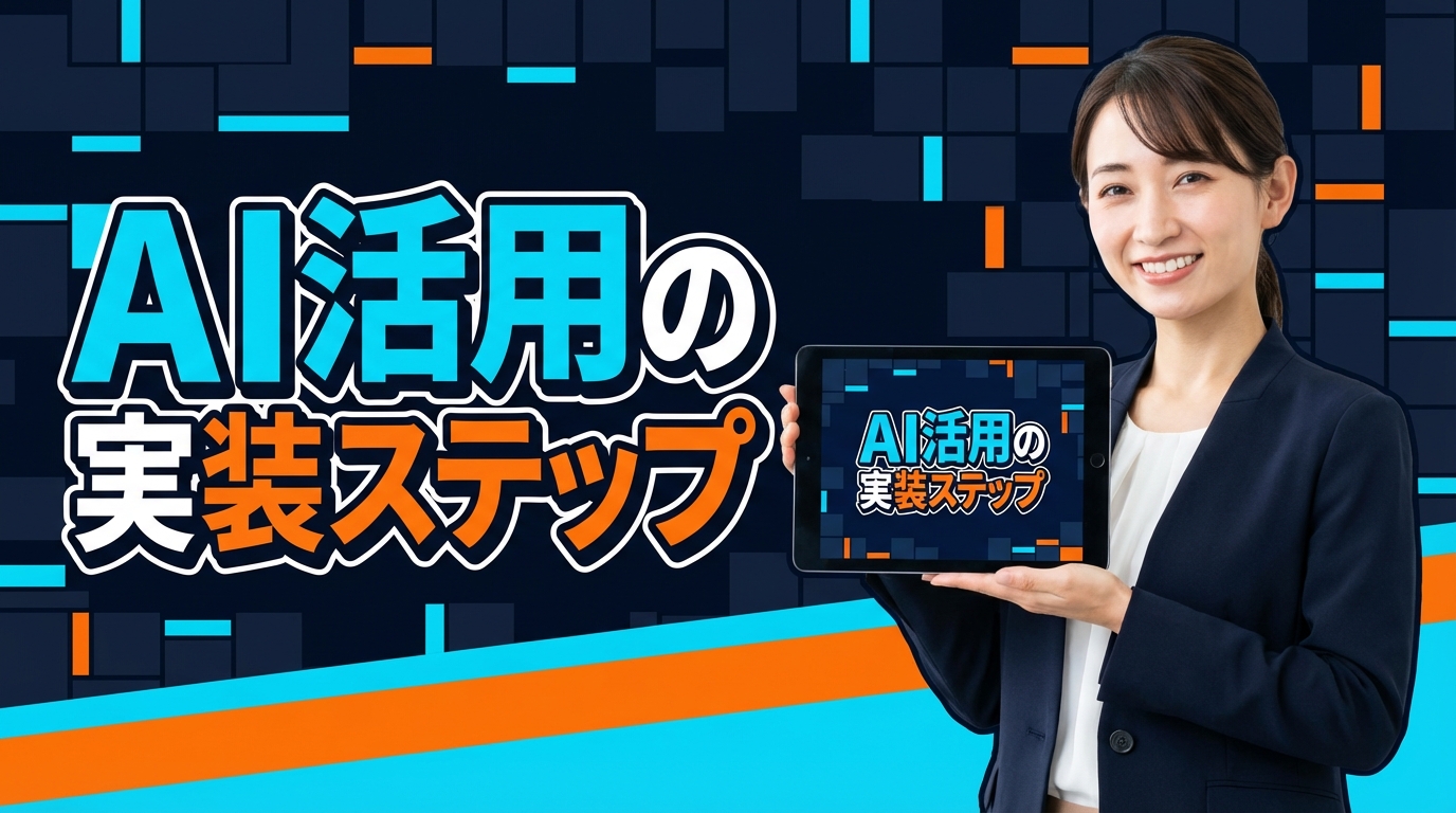 AI活用の実装ステップ